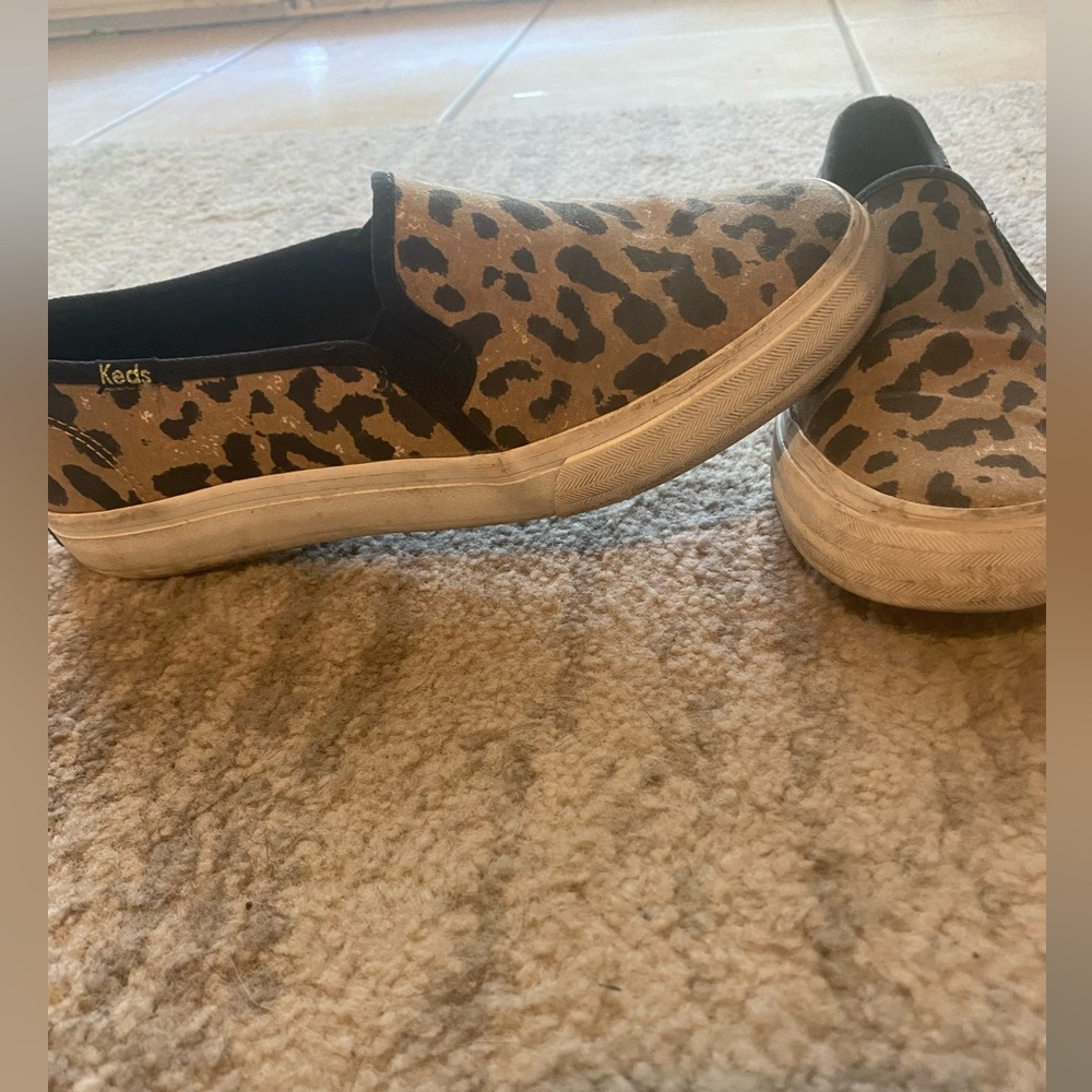 Keds Leopard Slip on Shoes 7